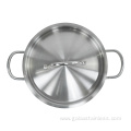 Stainless steel household binaural soup pot